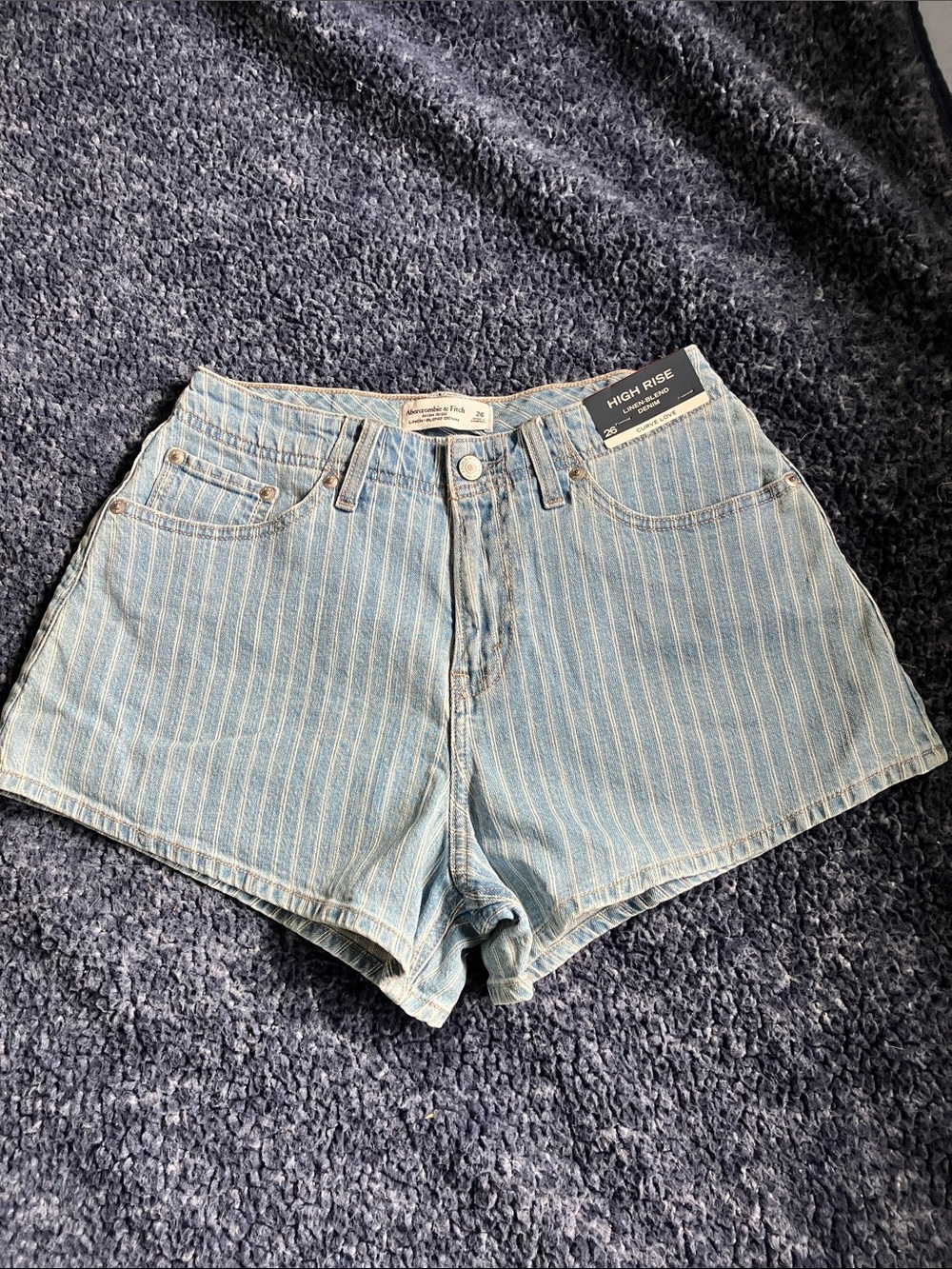 BNWT Abercrombie & Fitch Linen Blend Shorts
